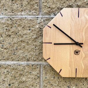 Dřevěné nástěnné hodiny Sancho