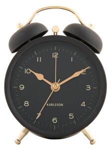 Designový budík 5998BK Karlsson 13,5cm