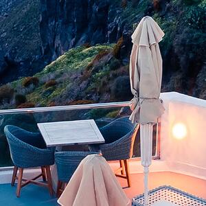Malvis ® Tapeta Santorini večer Vel. (šířka x výška): 144 x 105 cm