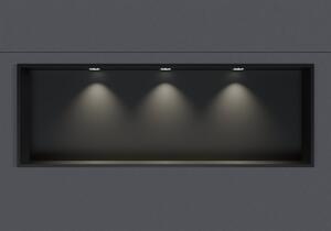 Nerezová nástěnná nika NT309010X s LED reflektorem - 30 x 90 x 10 cm (v x š x h) - možnost volby barvy
