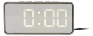 Designové LED hodiny - budík 6040GY Karlsson 14cm