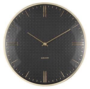 Designové nástěnné hodiny 6091BK Karlsson 35cm