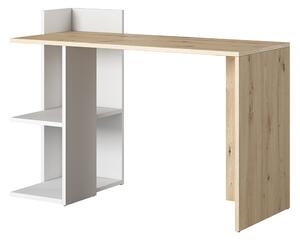Psací stůl PACO 1, 120x87,5x52, bílá/beton