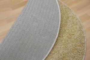Vopi koberce Kusový koberec Color shaggy béžový kruh - 400x400 (průměr) kruh cm