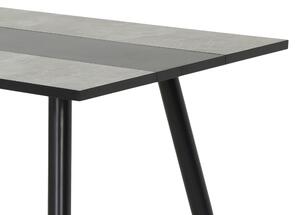 Jídelní stůl JANINA T beton/černá