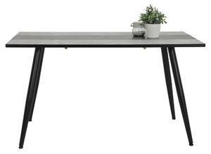 Jídelní stůl JANINA T beton/černá
