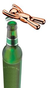 Kovový otvírák na láhve od piva Umbra Buddy měděný 11x5x3 cm