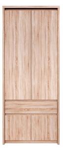 Skříň čtyřdveřová se zásuvkou Norton 66x210x40 cm Dub sonoma