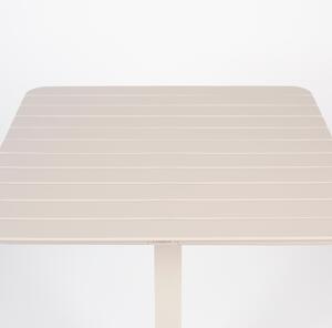Bílý kovový zahradní bistro stůl ZUIVER VONDEL 71 x 71 cm