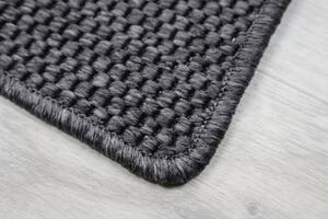 Vopi koberce Kusový koberec Nature antracit čtverec - 300x300 cm