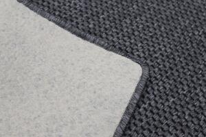 Vopi koberce Kusový koberec Nature antracit čtverec - 400x400 cm