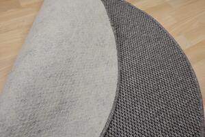 Vopi koberce Kusový koberec Nature hnědý kruh - 80x80 (průměr) kruh cm