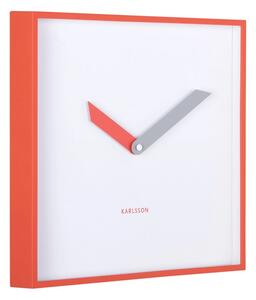 Designové nástěnné hodiny 6112RD Karlsson 28cm