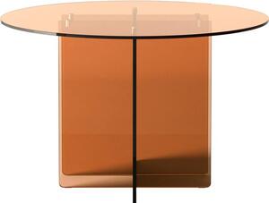 Kulatý skleněný jídelní stůl Anouk, Ø 120 cm
