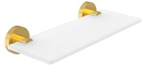 Nimco Unix zlatá police k WC skleněná mat na mobil 20 cm UNZ 13091B-20-Z