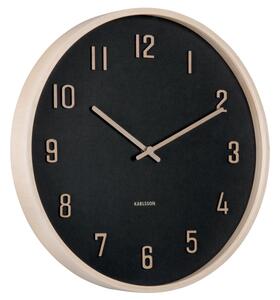 Designové nástěnné hodiny 6117BK Karlsson 40cm