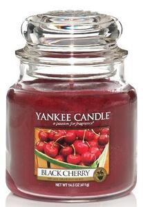 Vonná svíčka Yankee Candle Black Cherry classic střední 411g/90hod