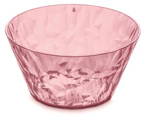 Plastová miska Koziol Crystal růžová 0,7 l