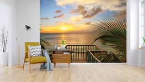 Malvis ® Tapeta Pláž s vyhlídkou Vel. (šířka x výška): 144 x 105 cm