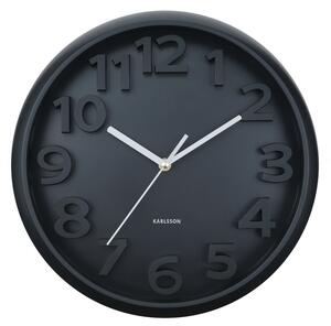Designové nástěnné hodiny 6052BK Karlsson 33cm