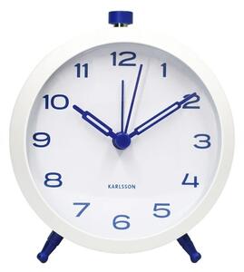 Designový budík 6143BL Karlsson 10cm