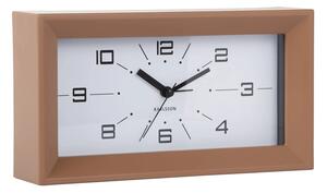 Designové stolní hodiny s budíkem 6066BR Karlsson 20cm
