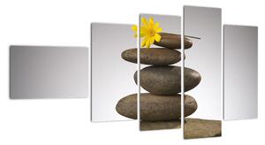 Relaxační obraz - kameny (110x60cm)