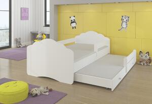 Dětská postel CASIMO II se zábranou, 160x80, vzor f5, princess