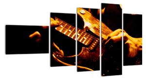 Obraz elektrické kytary (110x60cm)
