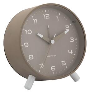 Designový budík 6029GY Karlsson 12cm