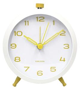 Designový budík 6143YE Karlsson 10cm