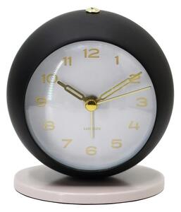 Designový budík 6141BK Karlsson 10cm