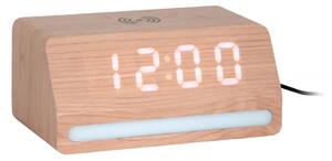 LED hodiny-budík 6078WD Karlsson s nabíječkou smartphonů 16cm