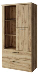 Regál otevřený nízký 1d2s dub navarra Doorset