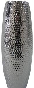 Keramická váza Stardeco stříbrná 41x15 cm