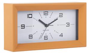 Designové stolní hodiny s budíkem 6066YE Karlsson 20cm