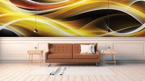 Malvis ® Abstraktní tapeta barevné vlny Vel. (šířka x výška): 144 x 105 cm