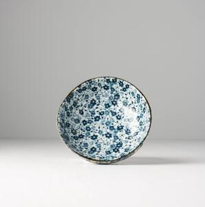 Blue Daisy malá miska Made in Japan, průměr 11 cm, výška 4 cm, keramika, handmade