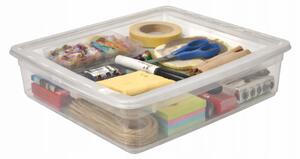Keeeper Úložný box s víkem BEA Clearbox 9L, 39 x 35,5 x 9 cm