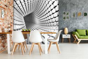 Malvis ® 3D tapeta Abstrakt tunel Vel. (šířka x výška): 288 x 200 cm