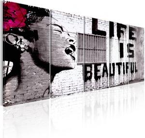Obraz - Banksy: Life is Beautiful