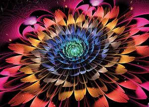 Malvis ® Tapeta Abstraktní květina Vel. (šířka x výška): 144 x 105 cm
