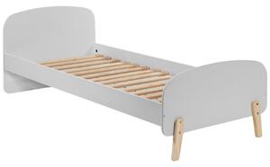 Šedá dřevěná dětská postel Vipack Kiddy 90x200 cm