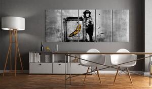 Obraz - Banksy: Monkey with Frame