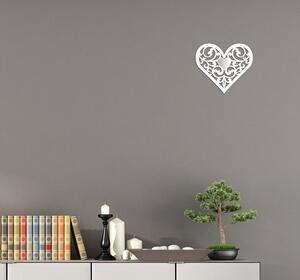 Nádherná dekorace na zeď ve tvaru srdce Černá