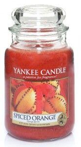 Vonná svíčka Yankee Candle Spiced Orange classic velký 623g/150hod