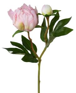 Umělá květina Gasper pivoňka, výška 46 cm, růžová