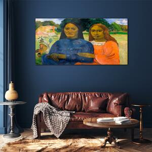 Obraz na skle Obraz na skle Dvě ženy Paul Gauguin