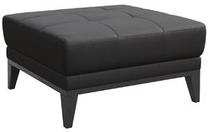 Tmavě šedá kožená podnožka MESONICA Musso Tufted