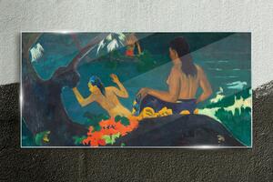 Obraz na skle Obraz na skle Tahiti Tubby Stromy
